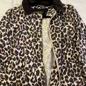 Leopard J Crew Field Jacket